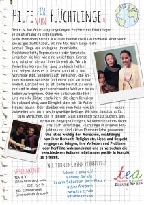 Vorne Infoblatt freiwillge