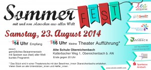 Sommerfest Obereichenbach FLyer Fertig